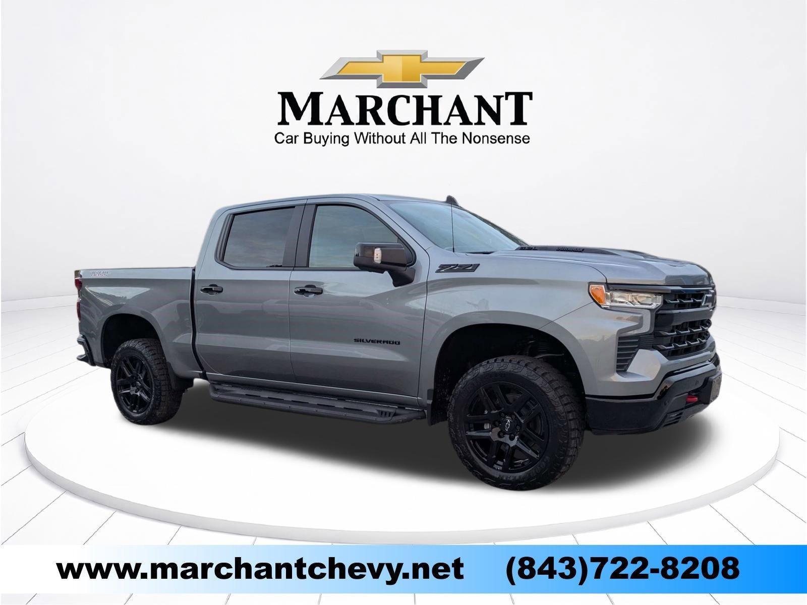 2026 Chevrolet Silverado 1500 LT Trail Boss in Sterling Gray Metallic — front three-quarter view
