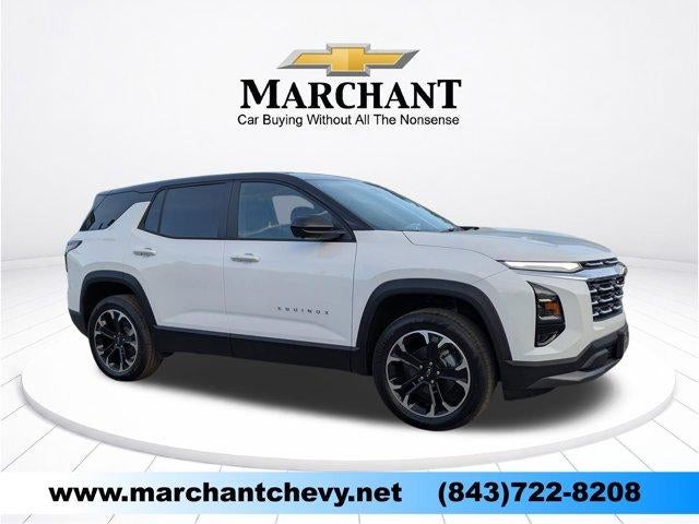 2026 Chevrolet Equinox LT in Summit White — front three-quarter view