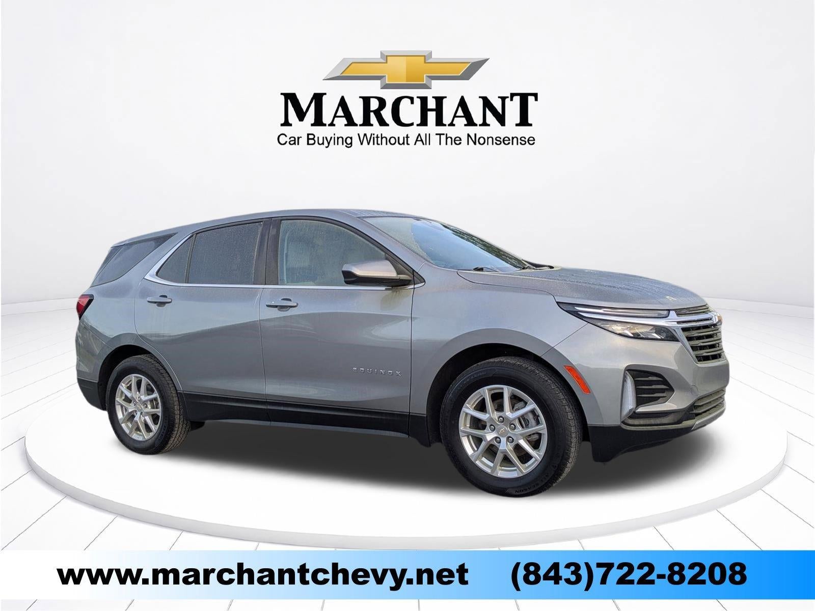 2023 Chevrolet Equinox FWD 4dr LT w/1LT in Sterling Gray Metallic — front three-quarter view