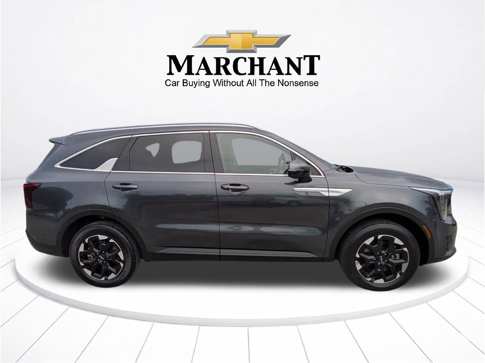 2024 Kia Sorento — rear three-quarter view