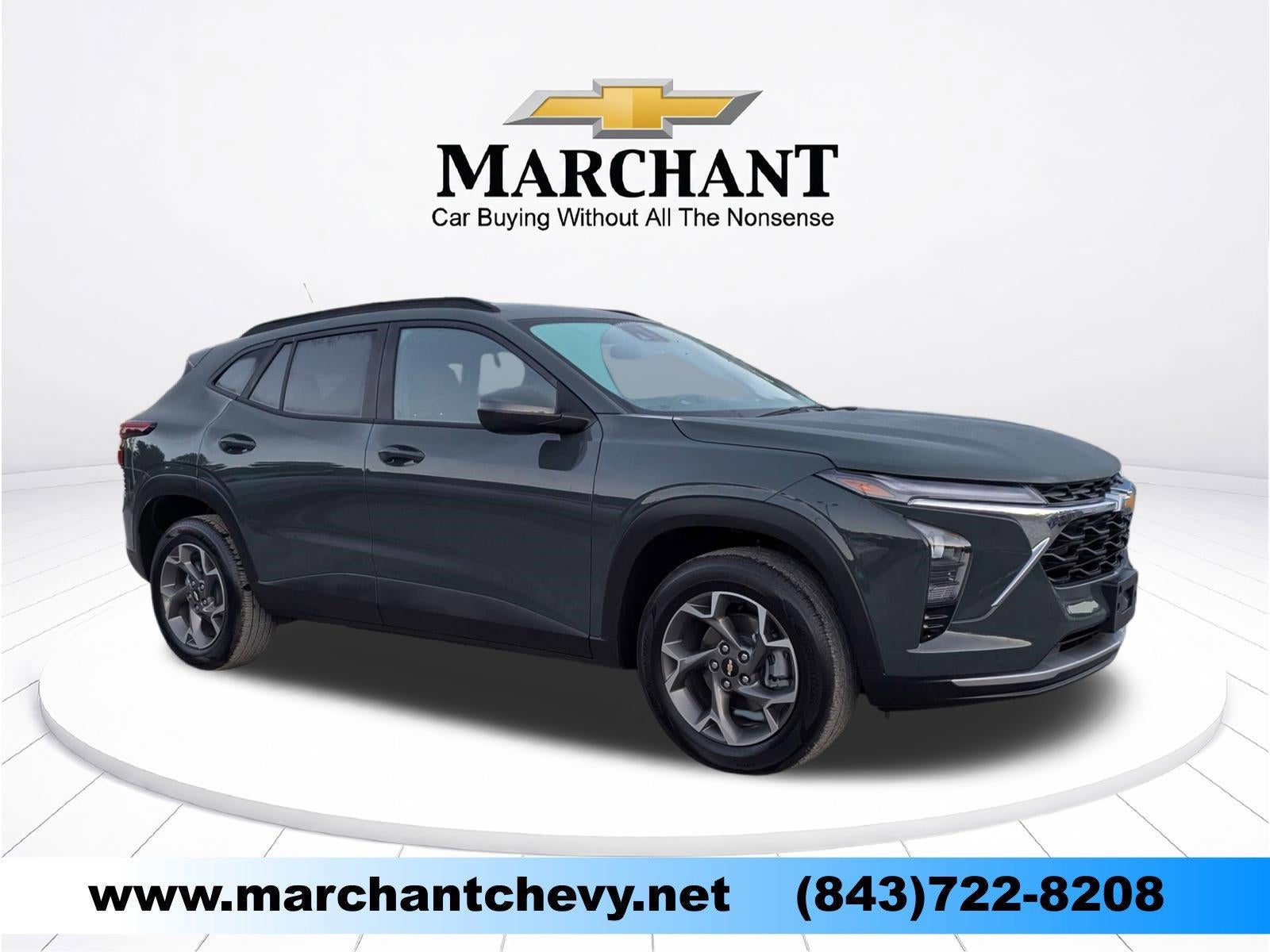 2026 Chevrolet Trax FWD 4dr LT in Cypress Gray — front three-quarter view